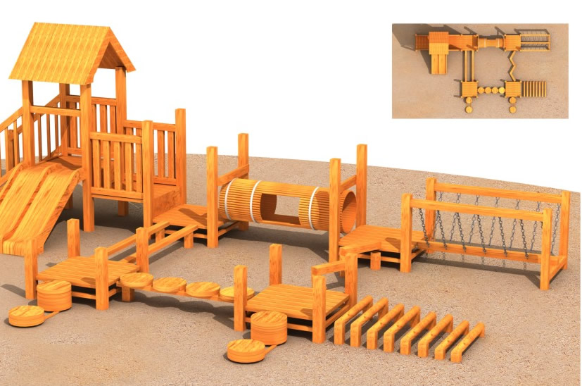 2026世界杯官网儿童木制游乐设施